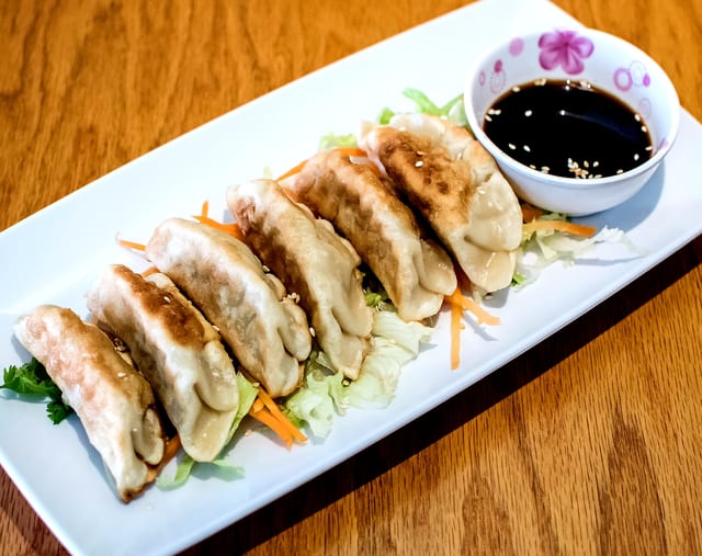 Chicken & Vegetable Dumplings.